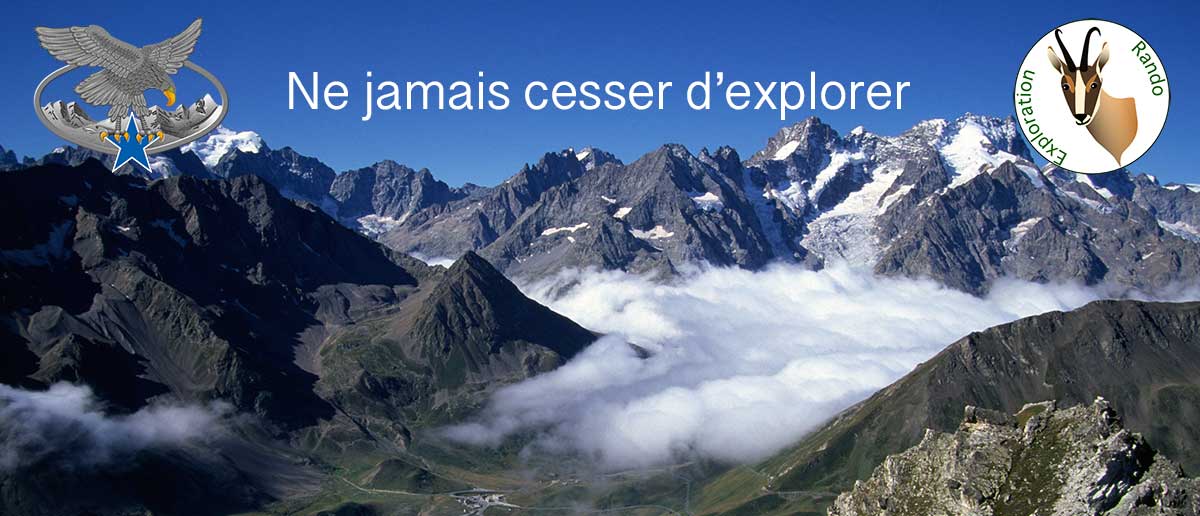 Les montagnes et glaciers du massif des Écrins