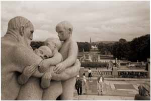 sculpture du parc Vigeland à Oslo