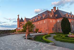 Les terrasses de l'abbaye du Mont Sainte Odile